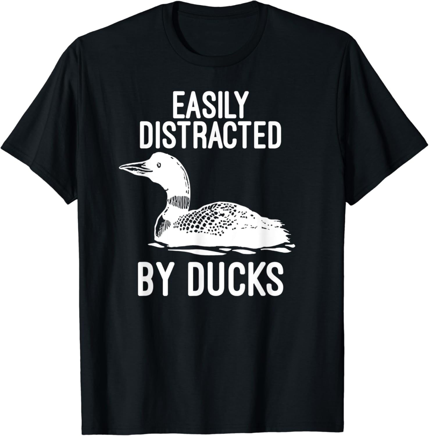 funny duck shirt Easily Distracted By Ducks duck hunting TShirt Clothing